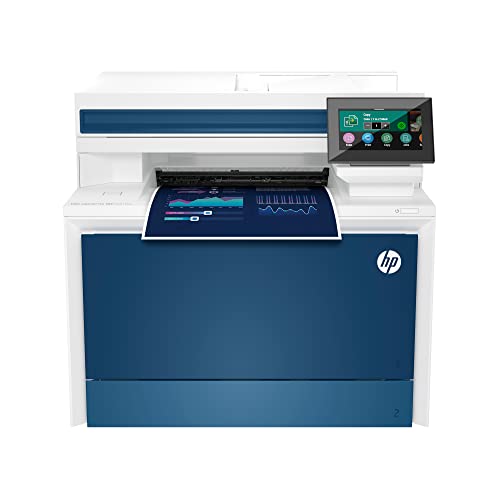 HP Color LaserJet Pro MFP 4301fdw Wireless Printer, Print, scan, copy, fax, Fast speeds, Easy setup, Mobile printing, Advanced security, Best-for-small teams, white, 16.6 x 17.1 x 15.1 in