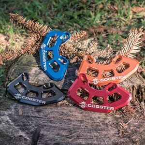 COGSTER FortiGuard Alloy MTB Bash Guard -A ISCG05 Bicycle Chain Guard for 26T-36T Chainrings, Bike Taco Bash for Your Mountain Bike Chain, BMX Chain (Black)
