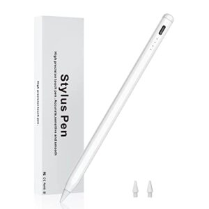 stylus pen for ipad with palm rejection& fast charge, apple pencil compatible with (2018-2023) apple ipad pro (11/12.9 inch),ipad air 3/4/5,ipad10/9/8/7/6, ipad mini 5/6