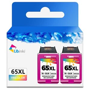65xl color ink cartridge replacement for hp ink 65 xl hp65 hp65xl cartridges for hp deskjet 3755 3700 3752 3772 3720 3723 2600 2621 2622 2652 2655 2640 envy 5055 5000 5052 5010 5070 printers (2-pack)