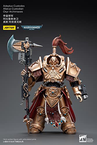 Pipigirl JoyToy × Warhammer Genuine License 1/18 Soldier, 4inch Army Military Extreme Warrior Models Action Figures Kits (Adeptus Custodes Archimaxes)