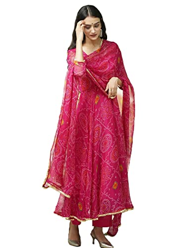 Elina fashion Indian Kurti for Womens With Pant & Dupatta | Rayon Printed Partywear Kurta & Kurtis Tops