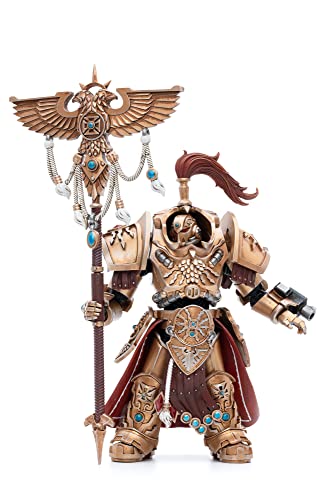 JoyToy Warhammer 40K: Adeptus Custodes Vexilus Praetor in Allarus Phelam Tolguro 1:18 Figure