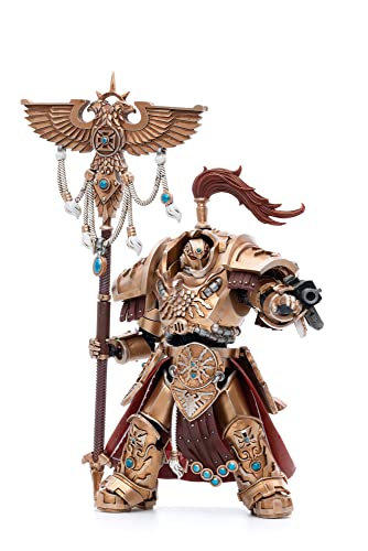 JoyToy Warhammer 40K: Adeptus Custodes Vexilus Praetor in Allarus Phelam Tolguro 1:18 Figure