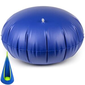 y- stop kids pod swing replacement inflatable cushion, indoor swing for kids thickened pvc inflatable cushion (27.5 inches)