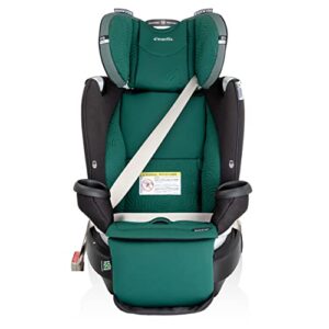 Evenflo Gold Revolve360 Extend All-in-One Rotational Car Seat with Green & Gentle Fabric (Emerald Green)