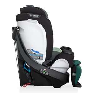 Evenflo Gold Revolve360 Extend All-in-One Rotational Car Seat with Green & Gentle Fabric (Emerald Green)