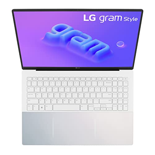 LG gram Style 16” OLED Laptop, Intel 13th Gen Core i7 Evo Platform, Windows 11 Home, 32GB RAM, 1TB SSD, Dynamic White