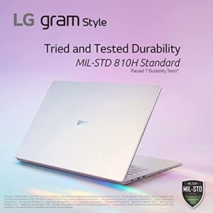 LG gram Style 16” OLED Laptop, Intel 13th Gen Core i7 Evo Platform, Windows 11 Home, 32GB RAM, 1TB SSD, Dynamic White