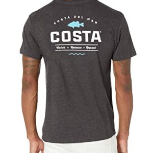 Costa Del Mar Emblem Waves BaShort Sleeve Short Sleeve