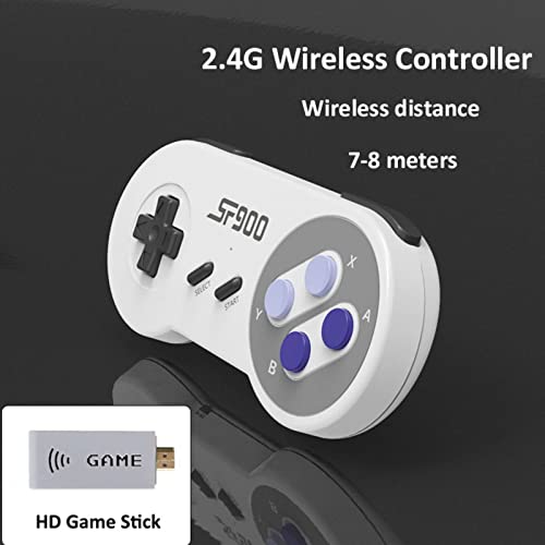 AKARSOLY Retro Game Console,4K HDMI Video Game System Built in 5000 Classic Games,Dual Game Controllers Wireless and Plug and Play Video Game Console.