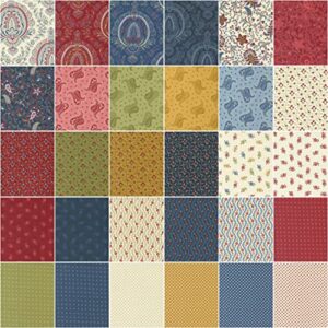 Union Square Charm Pack by Minick & Simpson; 42-5" Precut Fabric Quilt Squares