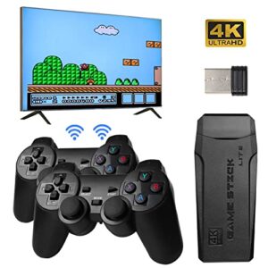 apriluna retro game console wireless hdmi output system，built in 10000+ classic handheld games 2.4g wireless controllers, 9 emulator consoles