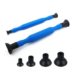 wintowin valve lapper set with 4 suction plates,valve lapping grinding stick tool