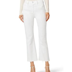 HUDSON Jeans Women's Faye Ultra High Rise Bootcut Crop Jean, White