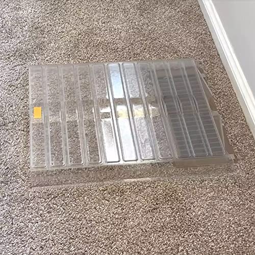 Air Vent Extender for Under Furniture, Floor Vent Deflector for Floor Register Up to 12" Wide, Extends from 17"-33" (1PCS)