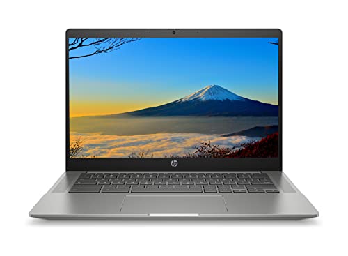 HP 2023 14" HD IPS Chromebook, Intel 11th i3 Processor Up to 4.10GHz, 4GB Ram, 128GB SSD, Super-Fast 6th Gen WiFi, Chrome OS, Dale Gray (Renewed)