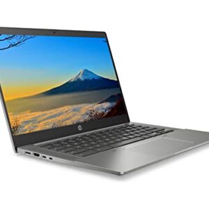 HP 2023 14" HD IPS Chromebook, Intel 11th i3 Processor Up to 4.10GHz, 4GB Ram, 128GB SSD, Super-Fast 6th Gen WiFi, Chrome OS, Dale Gray (Renewed)