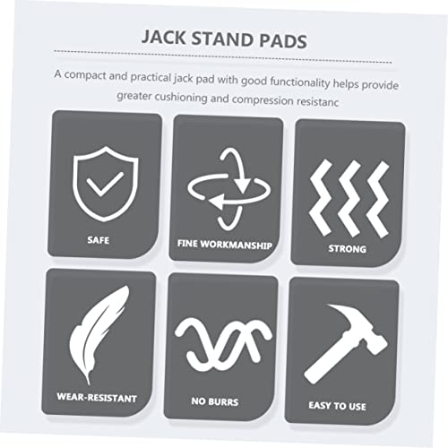 FAVOMOTO 1 Set Jack Pad Heavy Duty Jack Cars Cars Auto Tools Jack Block Car Jacking Pads Jack Support Block Jack Support Adapter Pom Jack Pad Pom Jack Block Jack up Lifting Red Car Jacks