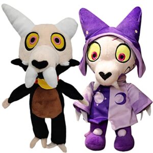 weholmy owl house king plush doll plushie halloween cartoon animal stuffed decoration toys (purple)