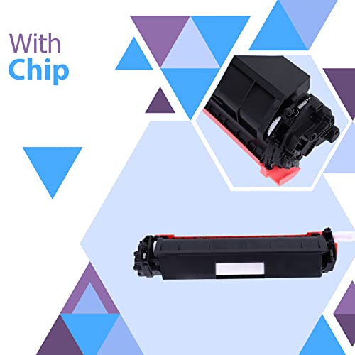 30A CF230A Toner Cartridge Black 4 Pack Compatible Replacement for HP 30A CF230A 30X CF230X for Pro MFP M227fdw M203dw M227fdn M203dn M227sdn M203d M227 M203 Series Printer Ink