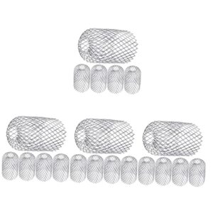 villcase 20 pcs guard strainer guards protectors preventing strainers leaves filter drain debris pipe down blockage downspout for gutter filters cover stainless steel roof downsport