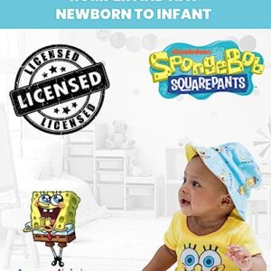 SpongeBob SquarePants Newborn Baby Boys Romper and Hat Yellow/Blue 0-3 Months