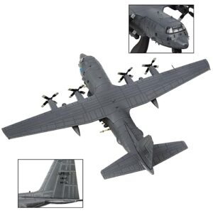 Busyflies Fighter Jet Model 1/200 AC130 Attack Fighter Plane Model Diecast Military Airplane Model for Collection and Gift