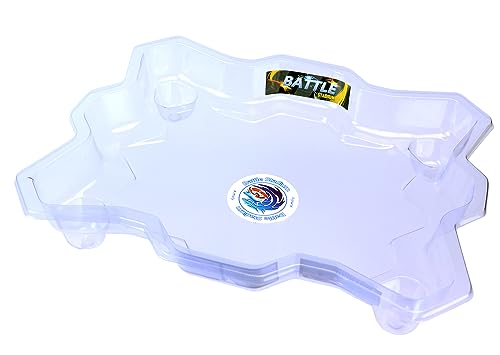 Aimoly Stadium Battle Arena for Beyblade Burst Battling Tops Game (Transparent)