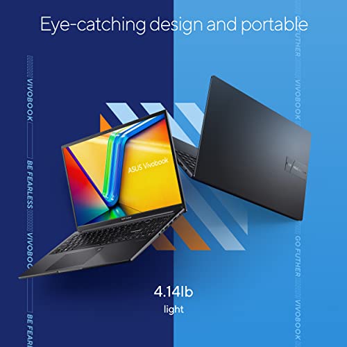 ASUS Vivobook 16 Laptop, 16” WUXGA (1920 x 1200) 16:10 Display, Intel Core i5-13500H CPU, Intel UHD Graphics, 8GB RAM, 512GB SSD, Windows 11 Home, Indie Black, F1605VA-DS52