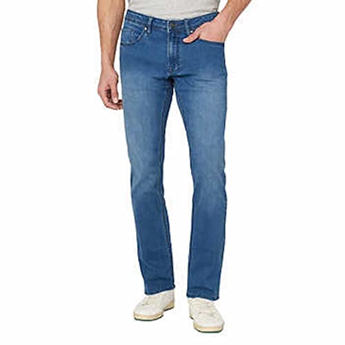 Buffalo David Bitton Men's Axel Super Soft Slim Stretch 5 Pocket Denim Jean (as1, Waist_Inseam, Numeric_38, Numeric_34, Regular, Regular, Blue)