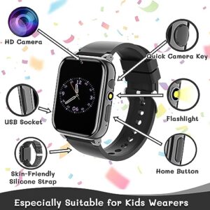 Spodus Kids Smart Watch Boys, Kids Watch for Boys Ages 5-7 3-5 8-12, Toddler Toy Watch with 26 Games Step Counter Pedometer Learning Card Audio Book Educational Watch for Boys