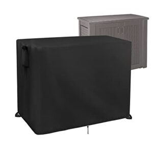 guisong outdoor storage cabinet cover, waterproof& dustproof cover for rubbermaid storage cabinet, protective cover for patio storage shed