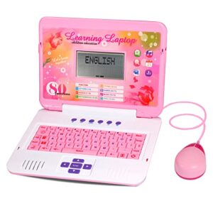 leshitian kids laptop, 80 learning activities, educational learning computer for kids ages 5+