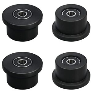 qty.4 machined wheels/rollers compatible total gym replacement, fits models 1000,1100,1400,1500,1600,1700,1800,1900,achiever,force,gold,max,platinum,platinum plus,pro,supra,supreme,ultima,ultra,xli