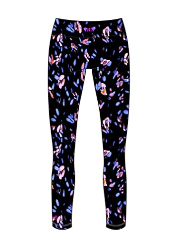 Bloch Girls' Full Length Leggings, Falling Petal