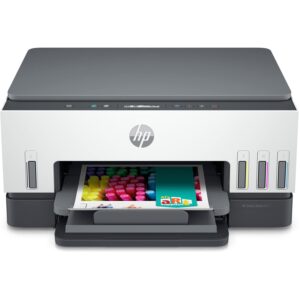 HP Smart -Tank 6001 Wireless All-in-One Printer, Mobile Print, Scan, Copy - 2H0B9A (Renewed)