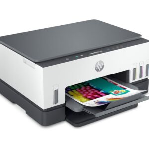 HP Smart -Tank 6001 Wireless All-in-One Printer, Mobile Print, Scan, Copy - 2H0B9A (Renewed)