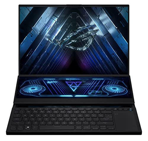 EXCaliberPC 2023 ASUS ROG Zephyrus Duo 16 GX650PY-XS97 (AMD Ryzen 9 7945HX, 64GB RAM, 8TB WD NVMe SSD, RTX 4090 16GB, 16" QHD+ 240Hz 3ms, Windows 11 Pro) Gaming Laptop