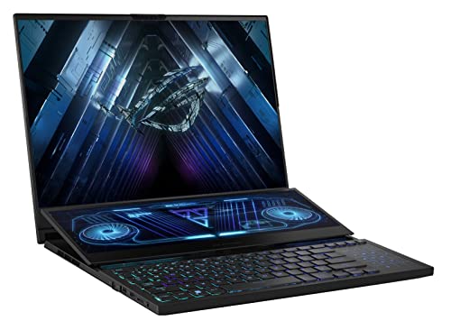 EXCaliberPC 2023 ASUS ROG Zephyrus Duo 16 GX650PY-XS97 (AMD Ryzen 9 7945HX, 64GB RAM, 8TB WD NVMe SSD, RTX 4090 16GB, 16" QHD+ 240Hz 3ms, Windows 11 Pro) Gaming Laptop