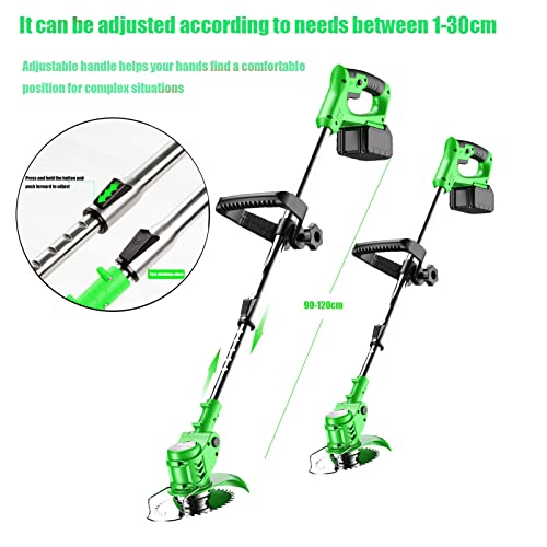 Mrzneaoch Electric Weed Wacker 36v Weed Eater Battery Powered,with 17 indivual 5 Different Blade Weed Eater for Home Garden Yard Mowing