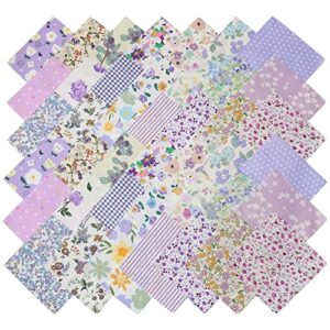 purple series charm pack by nodsaw; 42-5" cotton fabric quilt squares