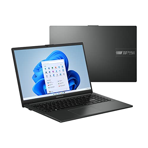 ASUS 2023 Vivobook Go 15 Laptop, 15.6” FHD Display, AMD Ryzen 5 7520U Processor, 8GB RAM, 512GB SSD, Windows 11 Home, Mixed Black, E1504FA-AS52