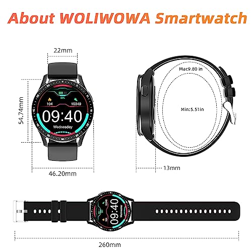 Smart Watch with Earbuds, 2 in-1 Smart Watch for iPhone Compatible, Blood Pressure Watch Pro for Men, IP X7 Waterproof Fitness Tracker MP3,Voice Recorder, Heart Rate Sleep Monitor, Long Time Standby