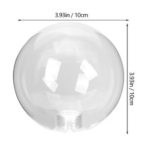 Glass Globe Lamp Shade Clear Ball Lampshade Cover Wall Sconces Chandelier Fixture Replacement Globes for Pendant Light Wall lamp