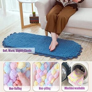 1PCS Yarn for Crocheting,Soft Yarn for Crocheting,Crochet Yarn,Yarn for Knitting Blankets/Floor MATS/Sofa Cushions/Scarves/Pet Nests(Orange)
