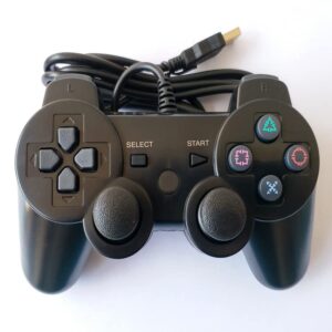 for ps3 wired controller, wired gaming controller gamepad joysticks for ps3/pc with 1.8m charging cable