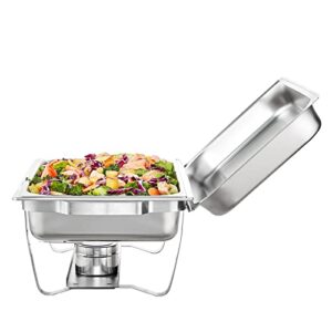 VEVOR Chafing Dish Buffet Set, 2 Packs, Silver