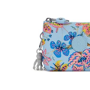 Kipling Women’s Creativity Small Pouch, Versatile Cosmetics Kit, Lightweight Nylon Travel Organizer, Wild Flowers