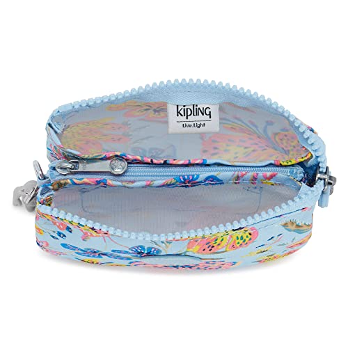 Kipling Women’s Creativity Small Pouch, Versatile Cosmetics Kit, Lightweight Nylon Travel Organizer, Wild Flowers